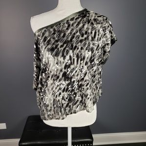 BCBG Sequin Top, SIZE L